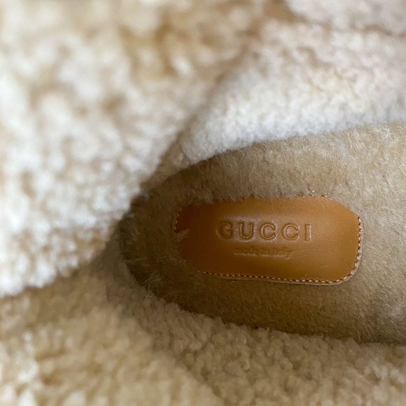 NWT Gucci x SEGA | Flashtrek Calfskin Merino Wool Leather High Top Boots Sz 39.5 - Picture 11 of 15